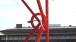 Mark di Suvero, Origins , 2001 - 2004 steel and painted steel 436 in. x 219 in. x 214 in. (1107.44 cm x 556.26 cm x 543.56 cm)