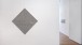 Iinstallation shot at Karsten Schubert, showing Crest, 1964, by Bridget Riley