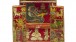 A painted wooden portable shrine decorated with scenes from the Hindu Epics, made in western India, 19th– 20th century AD.