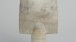 Hans Coper, b.1920, Chemnitz, Germany – d.1981, Frome, UK. White Spade Form on Cylindrical Base, c.1965. Stoneware, 24.5 cm (9 3⁄4 inches)