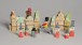 Lyonel Feininger, A Group of Houses and Figures, c. 1949 Painted wood, dimensions variable