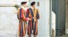Swiss guards at the Vatican; their uniform is said to have been designed by Michelangelo (Image not in book)