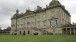 A rear view of Houghton Hall