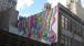 Kenny Scharf  2011, Philly Chunk Pack, 13th Street 2nd-storey building above Sampan