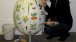 Rebecca Campbell painting 'Spring' for The Big Egg Hunt.