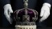 The Imperial State Crown of India, containing over 6000 diamonds,  is prepared for display in a new exhibition of the Crown Jewels at the Tower of London to celebrate The Queen’s Diamond Jubilee. Royal Collection Trust/© Her Majesty Queen Elizabeth II 201