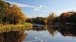 Painshill: The lake with Gothic Temple in the distance