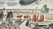 Eric Ravilious, Barrage Balloons at Sea