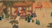 Detail from ‘Amusements in the Xuande emperor’s palace’ showing the emperor playing an arrow-throwing game. Handscroll, ink and colours on silk. Xuande period, 1426–35. Anonymous. The Palace Museum, Beijing. © The Palace Museum