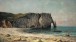 Gustave Courbet (1819–77), The sea-arch at Etretat, 1869, oil on canvas, 76.2x123.1 cm