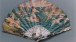 'Sea Breezes’. Ivory and mother of pearl fontange fan. Signed on the obverse, MAURICE LELOIR (1851-1938). French, c.1900. The Fan Museum, HA Collection.