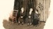 Tirzah Garwood, three ladies in the village hall with Coronation flags, 1937, ink and wash