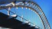 Montgomery Sisam, Humber RIver Bicycle and Pedestrian Bridge, Toronto 1996.. Photo: Tom Arban