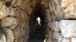 Tiryns: a passage through the massive stone walls. Photo: Stephen Kingsley