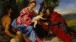 Titian,The Virgin and Child with St. John the Baptist and an Unidentified Saint c. 1515-1520 Oil on canvas, transferred from panel Edinburgh, National Gallery of Scotland (Bridgewater Loan, 1945)