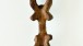 Unique wood object, probably a staff god from Mitiaro, originally adorned with feathers. 62 cm.