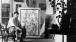 George Braque in his studio, 1912,