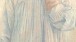 Fernand Khnopff (1858–1921), Du silence (1890). Pastel on paper, 87.8x44.3, inv. 4844