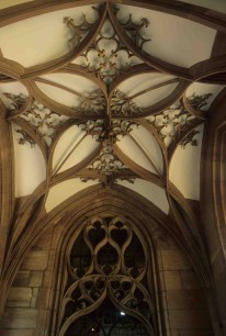 Basel, Minster, cloister vault, circa 1467, Johann Dotzinger.