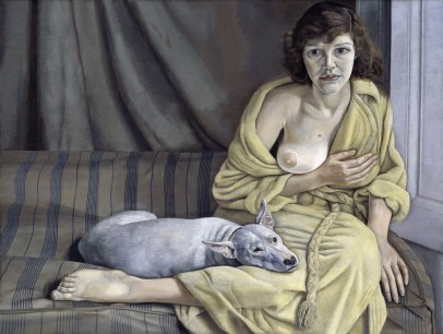 Lucian Freud, Girl with a White Dog, 1950-1