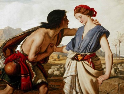 William Dyce (1806-64) The Meeting of Jacob and Rachel I (1857)