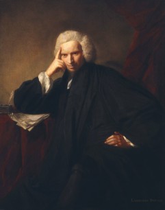 Joshua Reynolds, Portrait of Laurence Sterne, author of Tristram Shandy, 1760. Oil on canvas, 127.3x100.3cm. National Portrait Gallery London