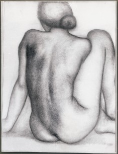  Aristide Maillol, Le Dos de Thérèse (Thérèse’s Back), 1929. Charcoal on paper, 73 x 55 cm 73 x 55 cm. Collection Musée-Maillol, Paris