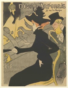 Henri de Toulouse-Lautrec (French, 1864–1901). Divan Japonais. 1893. Lithograph, sheet: 81.2 x 62.2cm. The Museum of Modern Art, New York. Abby Aldrich Rockefeller Fund, 1949