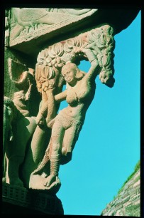 A nymph of fecundity from the eastern gateway of the Great Stupa at Sanchi, Madhya Pradesh, India.From Mirror of the World by Julian Bell