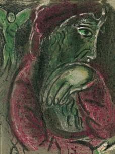 Marc Chagall, Job in Despair