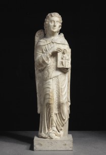 School of Nicola Pisano, Virtue (Faith?), 1260–70 (?) marble, 95x22.5x16.5cm Paris, Musée du Louvre, Département des Sculptures, inv. RF 1493, donated by a group of friends of the Louvre, 1909