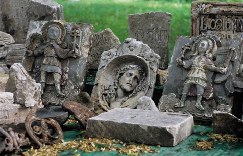 Relics, the Old Necropolis, Donskoy Monastery, Moscow