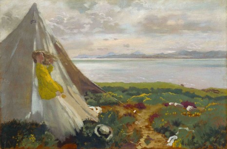 William Orpen, A Breezy Day, Howth,