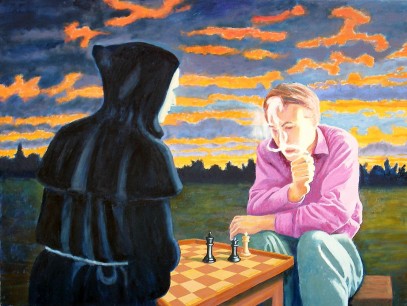 10. John A. Walker,  Endgame  (2011), oil on linen, 90 x 120 cm. Artist’s collection