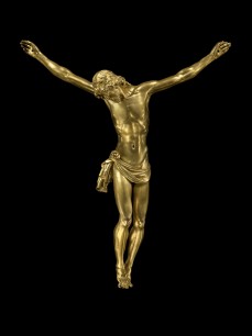 Antonio Susini (1558–1624), Cristo morto (Dead Christ), after a model by Giambologna of c1588, cast c1590–1615. Gilt bronze, H: 31cm.  Collection of Mr and Mrs J. Tomilson Hill.  Maggie Nimkin Photography