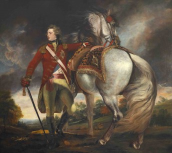 Johua Reynolds,George, Prince of Wales, 1782-4, oil on canvas, 238.7x266.7cm. Private Collection