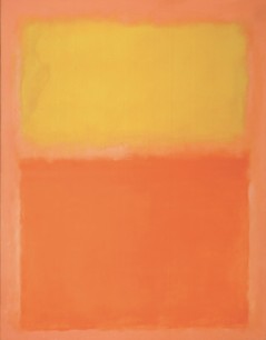 Mark Rothko Orange and Yellow, 1956. Oil on canvas, 231 × 180 cm. Collection, Albright-Knox Art Gallery, Buffalo, New York