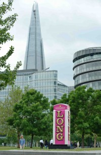 Ryan Callanan, Long Live Life Love (with the Shard, Europe's tallest building, behind)