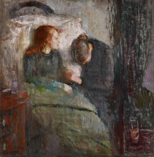 Edvard Munch, The Sick Child (1885–6) Oil on canvas 120.5x118.5cm Nasjonalmuseet for kunst, arkitektur og design, Oslo © Munch-museet/Munch-Ellingsen Group/BONO, Oslo 2013