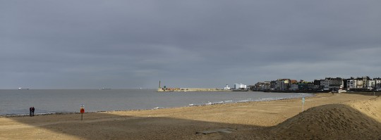 Kent coast with Turner Contemporary on the horizon