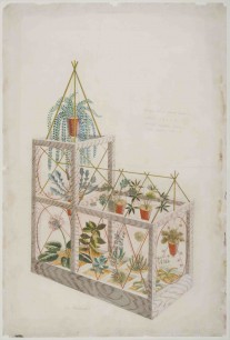 Eric Ravilious, Design for a Cactus House, 1932. Pencil and watercolour. 56x38cm. Image courtesy Fine Art Society.