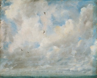 John Constable, Cloud Study with Birds, 1821; oil on paper