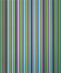 Bridget Riley, Rose Rime, 1982  Oil on linen 152 x 128 cm © Bridget Riley 2011.  All rights reserved.