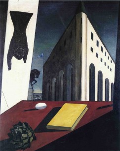 Giorgio de Chirico, Still Life: Turin Spring (Nature Morte: Turino printanière), oil on canvas, 124x99.5cm, private collection ©2014 Artists Rights Society (ARS), New York/SIAE, Rome