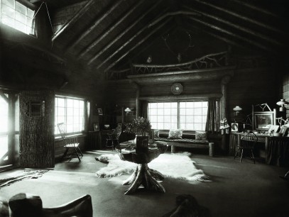 Mabel Garvan’s bedroom, dubbed the Tree Room at Kamp Kill Kare