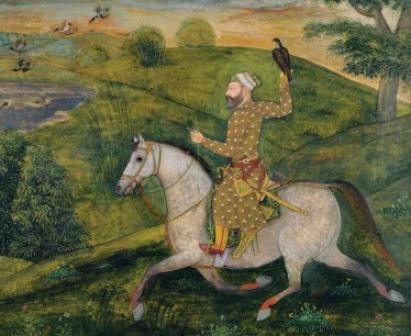 Allavardi Khan on horseback. Artwork from Mughal India: Art, Culture and Empire © British Library