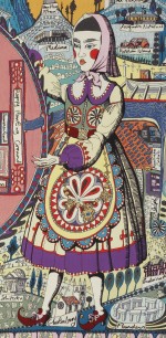 Grayson Perry (b. 1960), Map of Truths and Beliefs, (detail), 2011. Courtesy the Artist and The Paragon Press, London. © Grayson Perry.