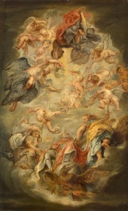 Peter Paul Rubens, Apotheosis of James I, From the collection of Catherine the Great