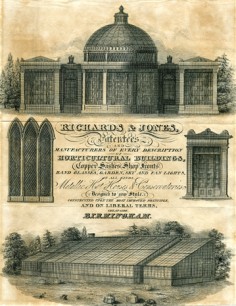 Richards and Jones advertisement c. 1830, The Garden Museum