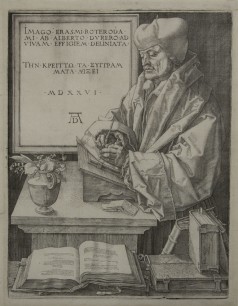 Albrecht Dürer  (1471-1528), Erasmus of Rotterdam , 1526 engraving